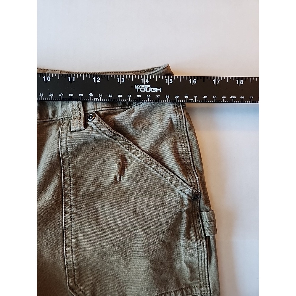 Duluth Trading Cargo‎ Pant Curvesetter Canvas Utility Casual Brown Womens 8x31 - Picture 7 of 16